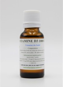 vitamine d3 1000 ui vitamines du soleil Herboristerie Moderne