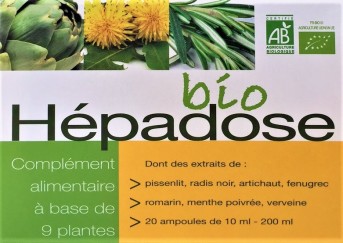 hepadose bio ampoule 9 plantes