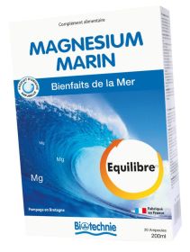 MAGNESIUM MARIN ORIGINE NATURELLE 20 AMPOULES