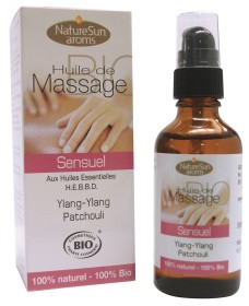 huile de massage sensuel