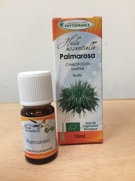 Huile essentielle bio de Palmarosa (Cymbopogon martinii)