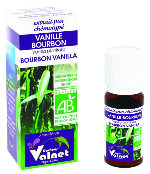 Huile essentielle BIO de VANILLE extrait pur - Docteur Valnet