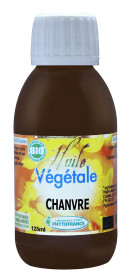huile vegetale CHANVRE 125 mL phytofrance