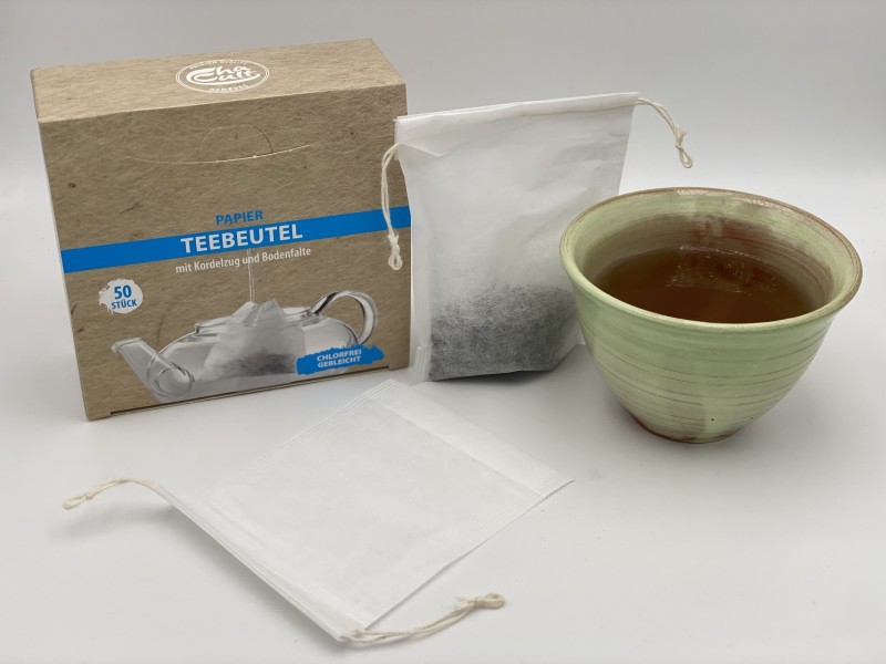 Filtres à thé | Sachet de thé vide en Amidon de maïs pour Tisane, Infusion,  Plante et épice | Biodégradable (100pcs)